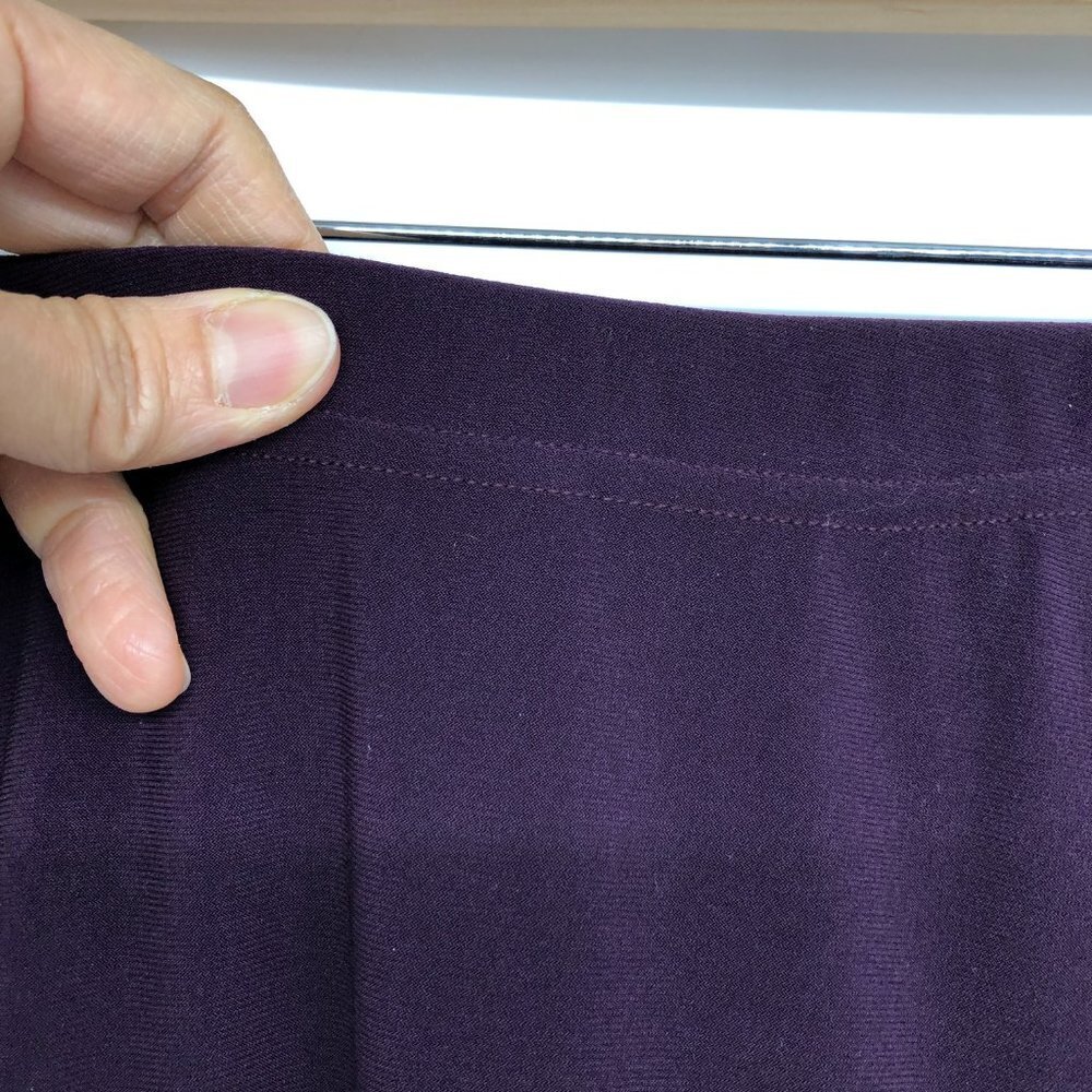 Fast Base Plum Flared Midi Skirt size L - Picture 8 of 13